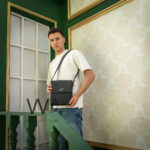 Montblanc Black Crossbody Shoulder Bag Men | Watches Prime