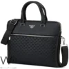 Giorgio Armani Business handbag Black Men | Watches Prime