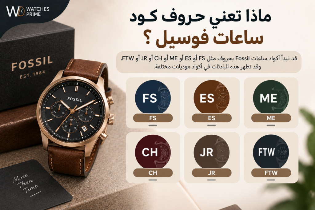دليل موديلات وأكواد ساعات فوسيل | واتشز برايم دليل موديلات وأكواد ساعات فوسيل | واتشز برايم