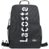 Lacoste Backpack Black Fiber Men Laptop Bag | Watches Prime