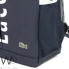 Lacoste Backpack Navy Blue Fiber Laptop Bag | Watches Prime
