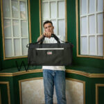 Lacoste Duffle Gym Bag Black Fiber for Men | Watches Prime