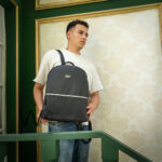 Lacoste Laptop Black Fiber Men Backpack Bag | Watches Prime