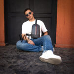 Tommy Hilfiger Crossbody Sling Black Bag Men | Watches Prime