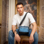 Calvin Klein CK Blue Shoulder Crossbody Men | Watches Prime