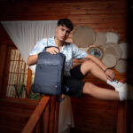 Tommy Hilfiger Backpack Navy Blue Laptop Bag | Watches Prime
