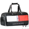 شنطة جيم رجالي جلد اسود لامع Tommy Hilfiger | واتشز برايم