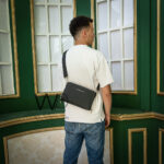Tommy Hilfiger Crossbody Black Mens Hand Bag| Watches Prime
