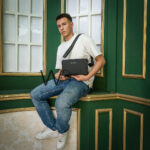 Tommy Hilfiger Crossbody Black Mens Hand Bag| Watches Prime
