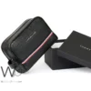 Tommy Hilfiger Black Handbag For Men Leather | Watches Prime