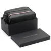 Tommy Hilfiger Black Handbag For Men Leather | Watches Prime