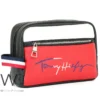 حقيبة يد رجالي تومي جلد Tommy Hilfiger حمراء | واتشز برايم