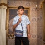 Tommy Hilfiger Leather Crossbody Blue Bag | Watches Prime