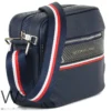 Tommy Hilfiger Leather Crossbody Blue Bag | Watches Prime