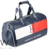 Tommy Hilfiger Navy Blue Leather Duffle Bag | Watches Prime