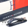 Tommy Hilfiger Navy Blue Leather Duffle Bag | Watches Prime