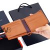 Tommy Hilfiger H Wallet dark brown patterned | Watches Prime