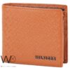 Tommy Hilfiger H Wallet dark brown patterned | Watches Prime