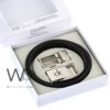 Calvin klein for men black and brown 2 buckles double face belt leather ck gift box