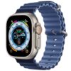 Dark Light Navy Rubber Ocean Band For Apple Watch Correa Silicone Bracelet For Iwatch Ultra 2 Serie 7 6 Se 8 9 10 Strap With Silver Buckle | Watches Prime