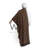 Fendi Cashmere Wrap Scarf Brown For Women | Watches Prime