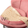 Fendi metallic beige cashmere wool scarf wrap shawl for women