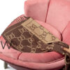 Gucci brown cashmere wool scarf wrap shawl for women