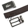 Lacoste Belts Set Black 2 buckles For Men | Watches Prime Lacoste Belts Set Black 2 buckles For Men | Watches Prime
