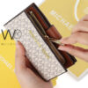 Michael Kors MK Wallet White Women Leather | Watches Prime