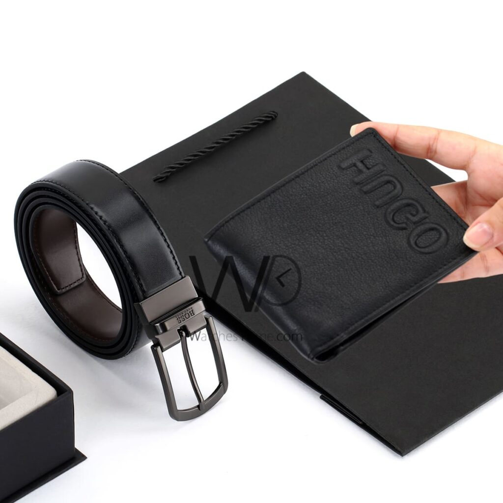 hugo boss belt set