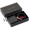 Original black tommy hilfiger leather wallet brown belt for men gift set