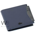 Lacoste Blue Wallet For Men With Card Holder | Watches Prime
