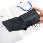 Lacoste Blue Wallet For Men With Card Holder | Watches Prime