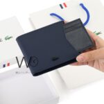 Lacoste Blue Wallet For Men With Card Holder | Watches Prime