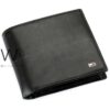 original tommy hilfiger wallet for men black center tommy printed genuine leather
