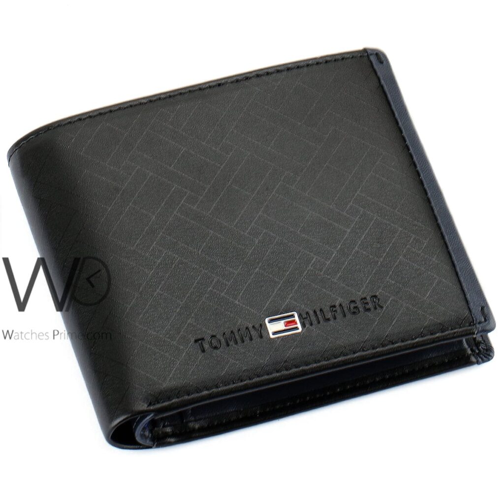 Tommy Hilfiger Wallet Leather Lines Printed | Watches Prime