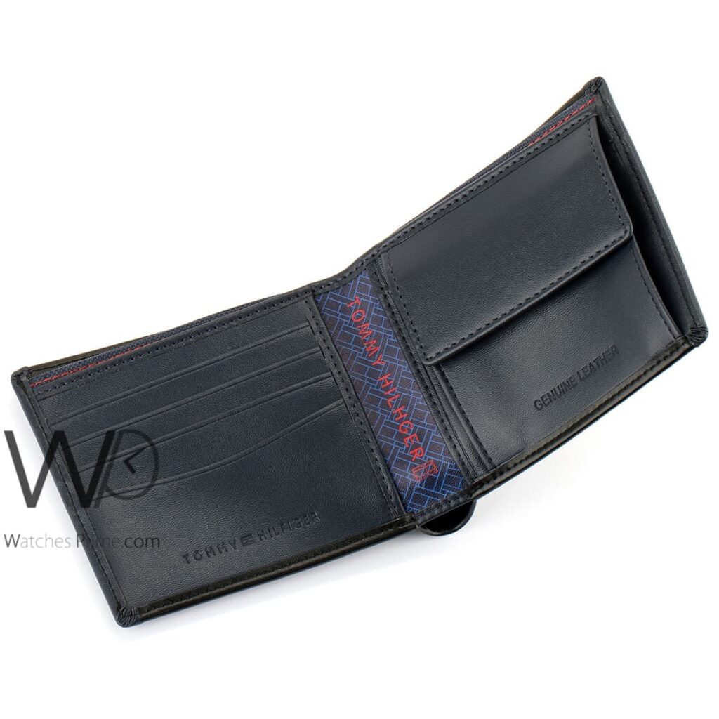 Tommy Hilfiger Wallet Leather Lines Printed | Watches Prime