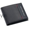 original tommy hilfiger wallet for men blue color genuine leather