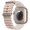 Pink Sand Antique Rubber Ocean Band For Apple Watch Correa Silicone Bracelet For Iwatch Ultra 2 Serie 7 6 Se 8 9 10 Strap With Silver Buckle | Watches Prime