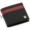 Tommy Hilfiger Wallet Black For Men striped | Watches Prime