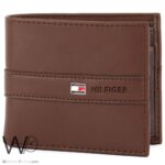 Tommy Hilfiger Wallet Brown Leather For Men | Watches Prime