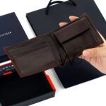 Tommy Hilfiger Wallet Brown Leather For Men | Watches Prime