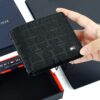 Tommy Hilfiger Wallet Black Patterned H Men | Watches Prime Tommy Hilfiger Wallet Black Patterned H Men | Watches Prime