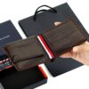 Tommy Hilfiger Wallet Brown Patterned H Men | Watches Prime