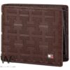 Tommy Hilfiger Wallet Brown Patterned H Men | Watches Prime