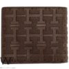 Tommy Hilfiger Wallet Brown Patterned H Men | Watches Prime