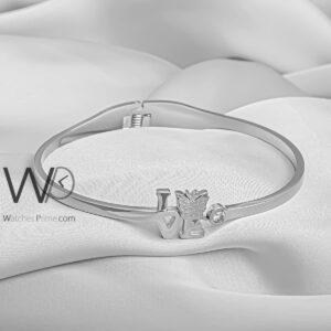 Stainless steel silver bracelet for women | Watches Prime