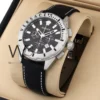 Versace Men's Watch With Black Leather Strap | Watches Prime