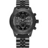 mf0230g 01 mini focus watch for men black dial stainless steel metal strap quartz battery analog chronograph