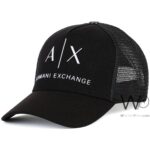 Armani Exchange AX Trucker Mesh Black Cap | Watches Prime Armani Exchange AX Trucker Mesh Black Cap | Watches Prime